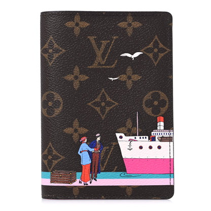 Louis Vuitton Monogram 2016 Christmas Animation Passport Cover Rose Ballerine 1 of 7