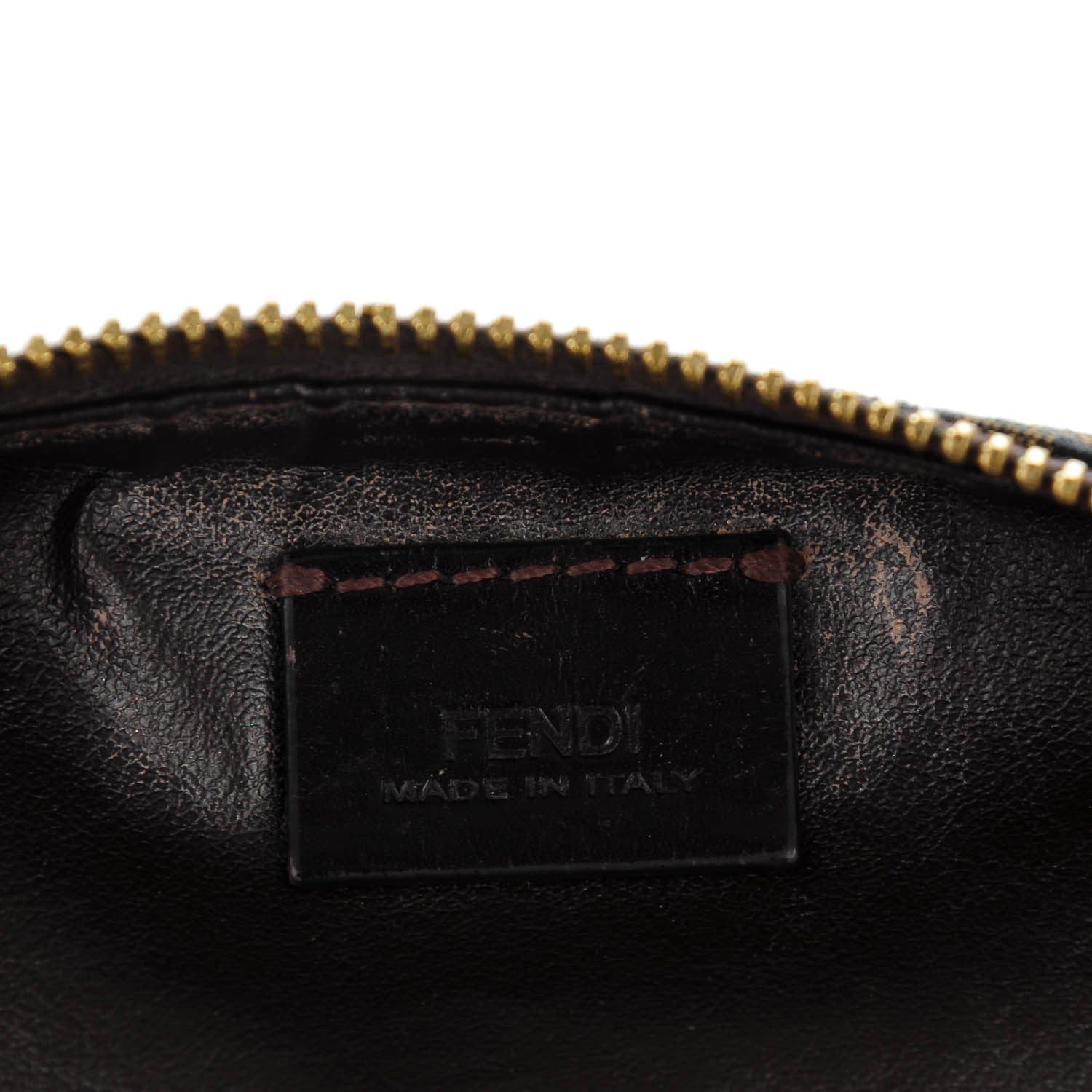 Fendi Zucca Cosmetic Pouch Tobacco 8 of 9