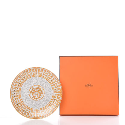 Hermes Porcelain Mosaique au 24 Dessert Plate 8.3 8 of 8