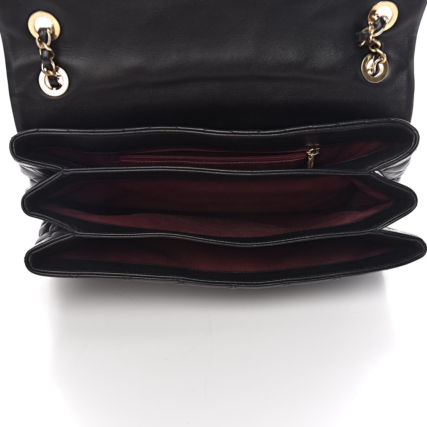Calfskin Quilted Jumbo Soft Elegance Flap Black