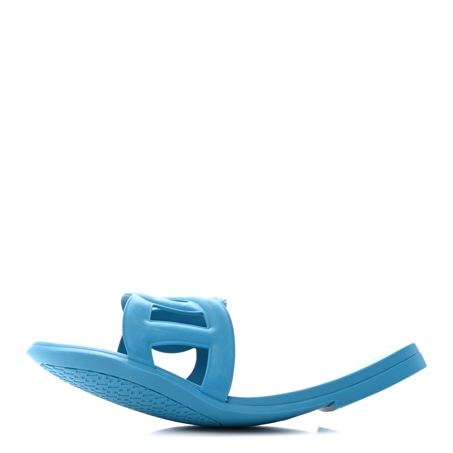 Rubber Aloha Sandals 38 Bleu Vif