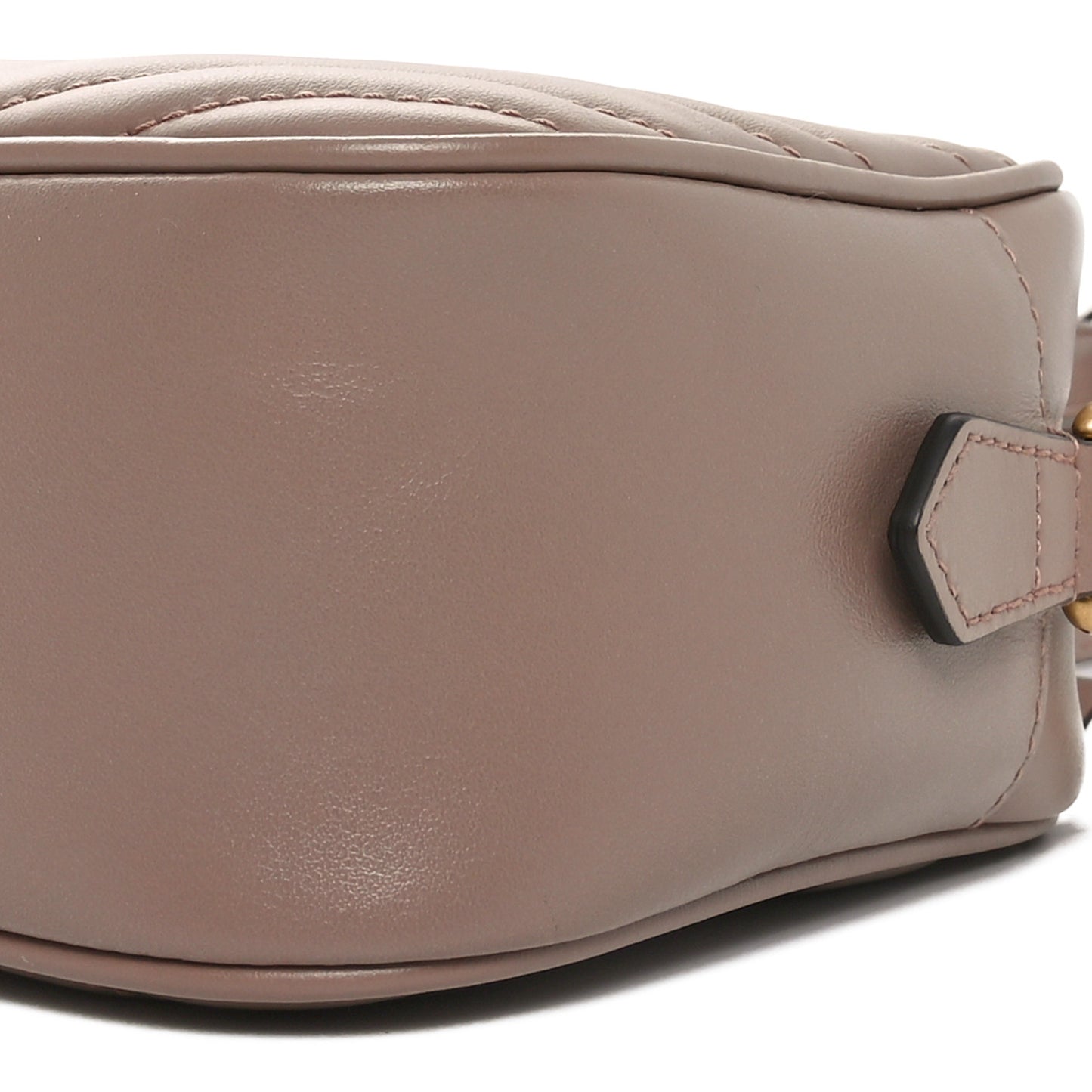 Calfskin Matelasse Small GG Marmont Chain Shoulder Bag Porcelain Rose