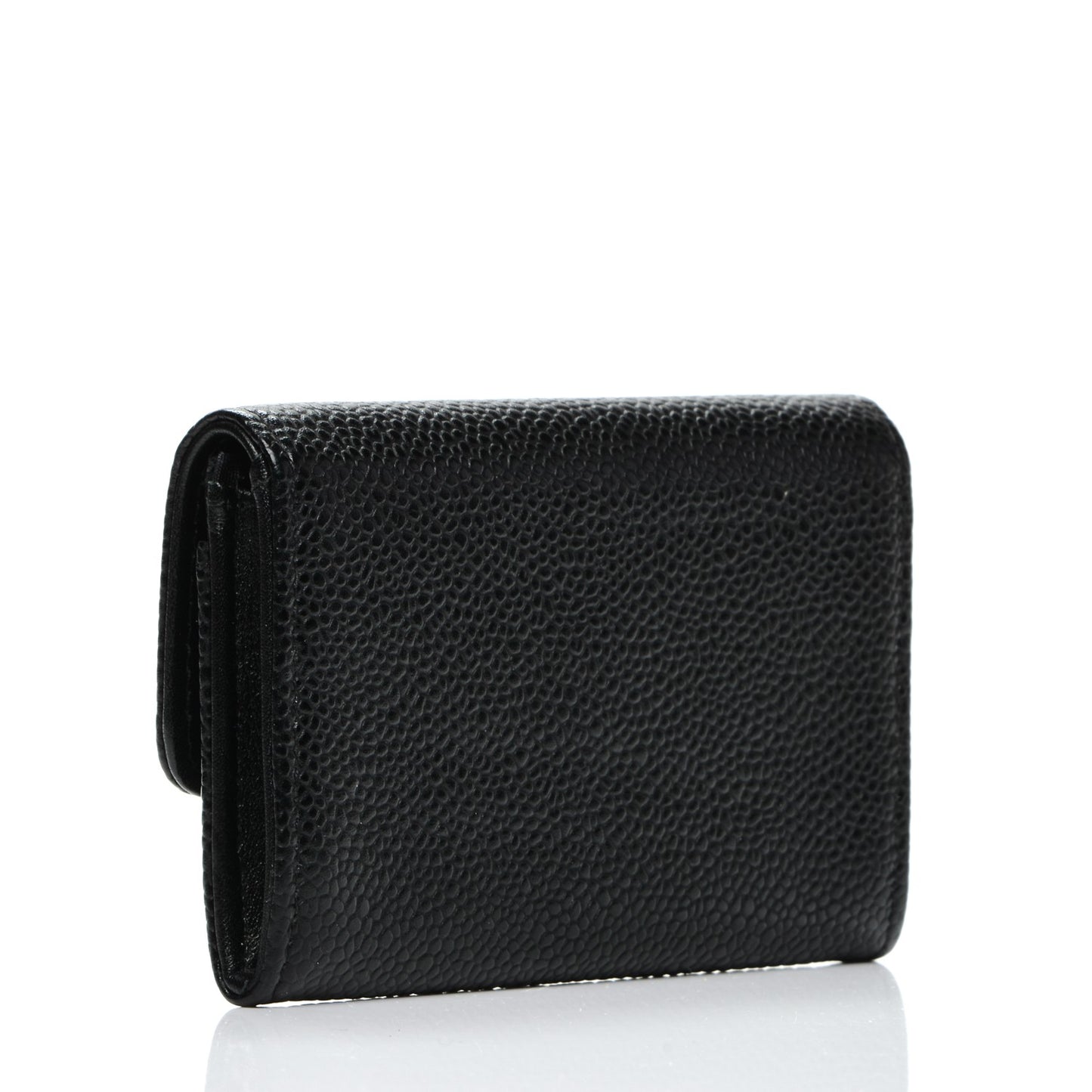 Caviar Timeless CC Flap Card Holder Black