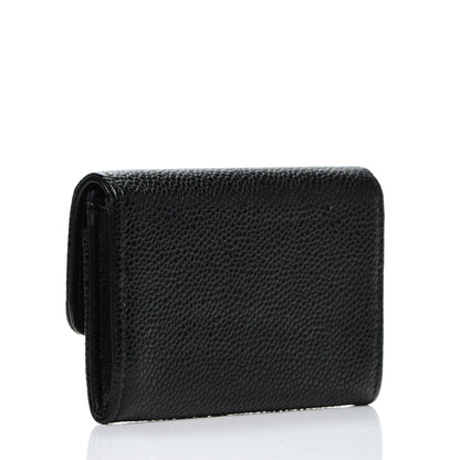 Chanel Caviar Timeless CC Flap Card Holder Black 3 of 8