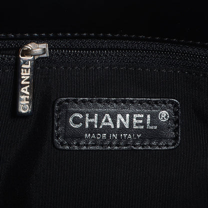 Chanel Patent Grand Shopping Tote GST Black 7 of 8