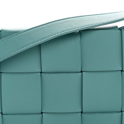 Bottega Veneta Lambskin Maxi Intreccio Cassette Crossbody Bag Linloleum 8 of 12