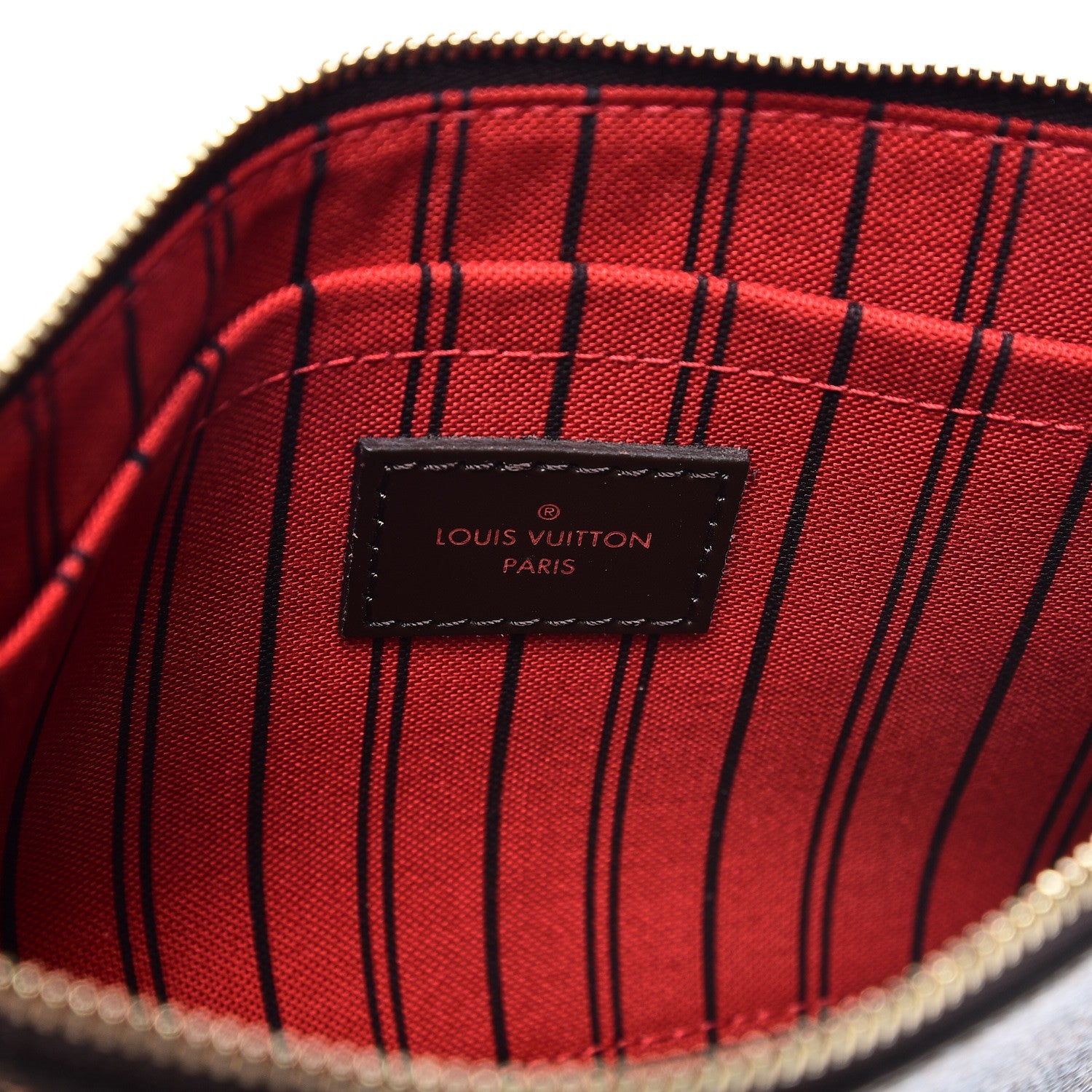Louis Vuitton Damier Ebene Neverfull MM GM Pochette 6 of 7