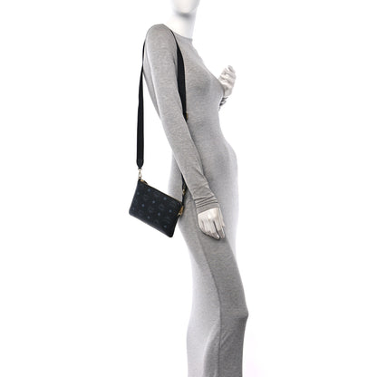 MCM Visetos Small Crossbody Pouch Black 2 of 11
