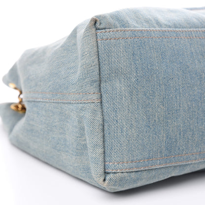 Gucci Denim Medium Soho Chain Shoulder Bag Blue 9 of 16
