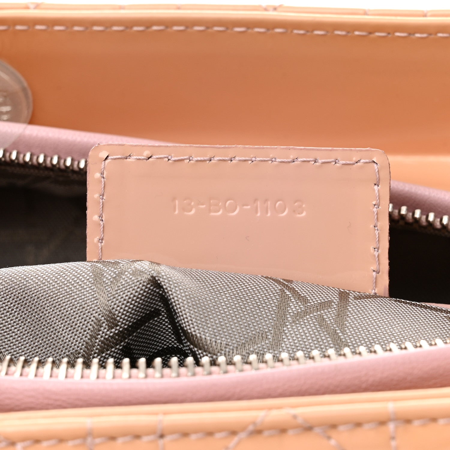 Christian Dior Patent Cannage Large Lady Dior Light Pink 7 of 11