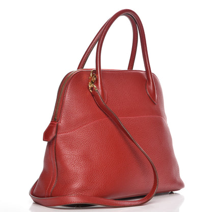 Hermes Taurillon Clemence Bolide 31 Rouge Casaque 4 of 9