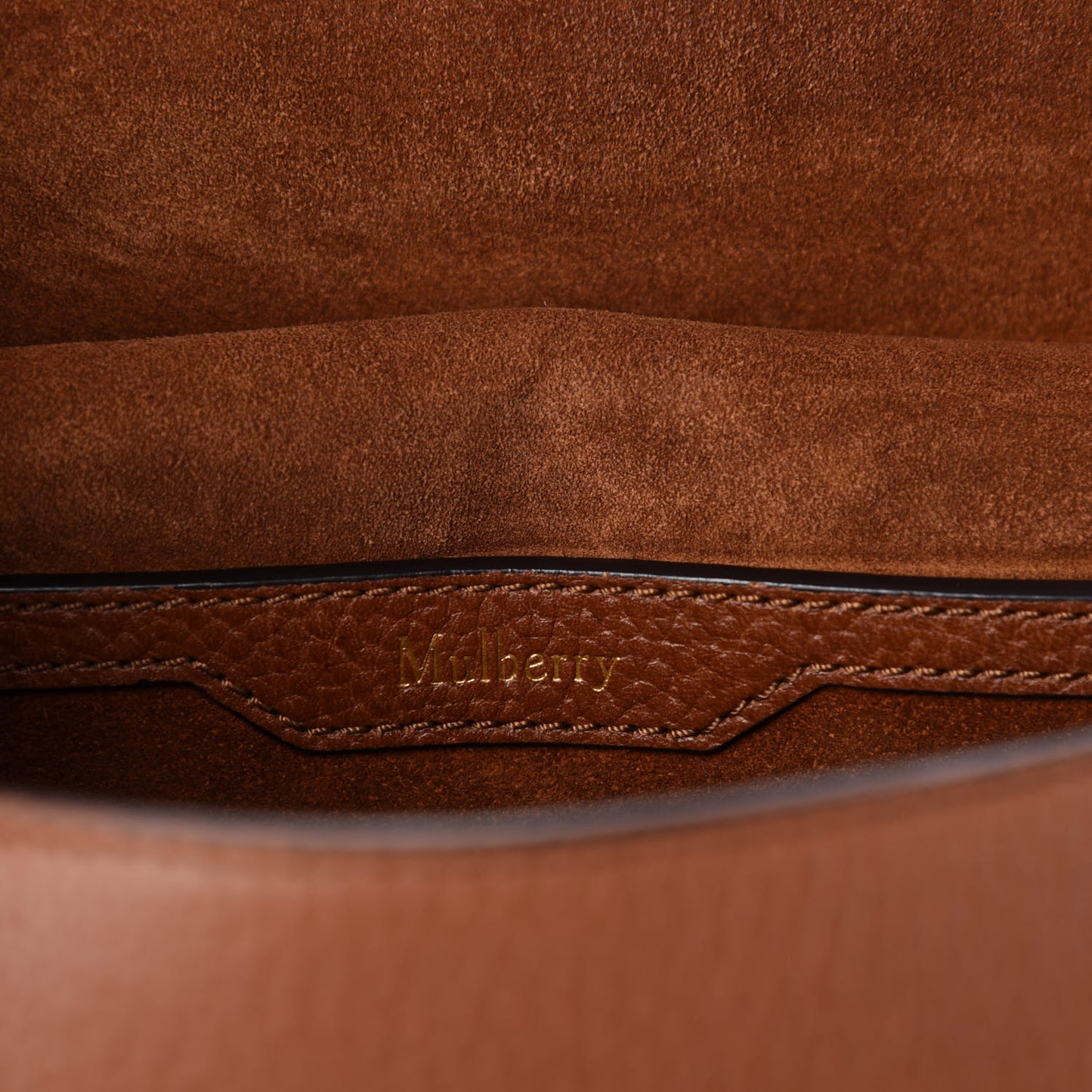 Small Classic Grain Small Amberley Satchel Oak