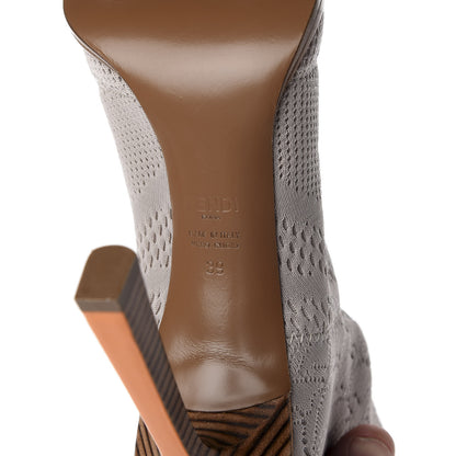 Fendi Technical 3D Mesh FFrame Tall Boots 39 Folk 7 of 10