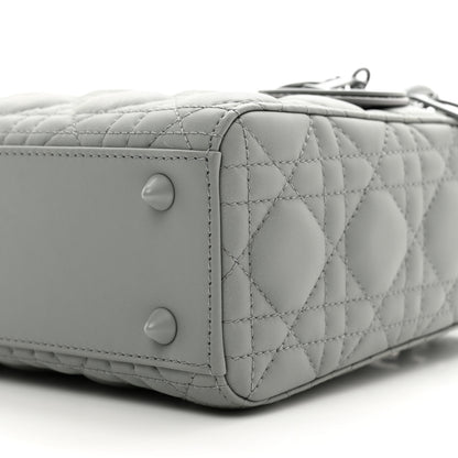 Christian Dior Ultra Matte Calfskin Cannage Small My ABCDior Lady Dior Gray 9 of 9