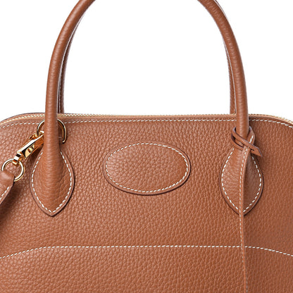 Hermes Taurillon Clemence Bolide 31 Gold 10 of 11