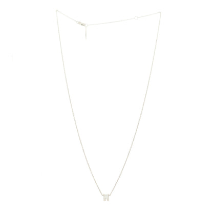 Cartier 18K White Gold Diamond .23ct C De Cartier Pendant Necklace 3 of 5