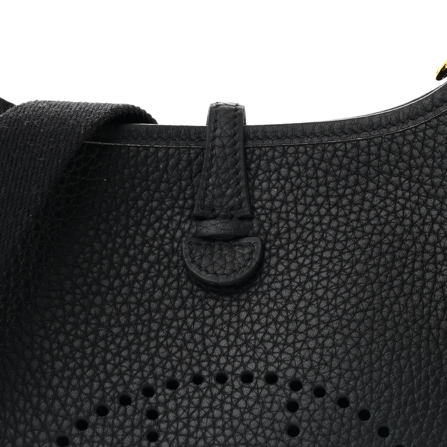 Hermes Taurillon Clemence Evelyne TPM Black 8 of 10
