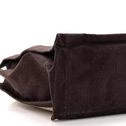 Saint Laurent Linen Calfskin Rive Gauche Tote Natural 9 of 11