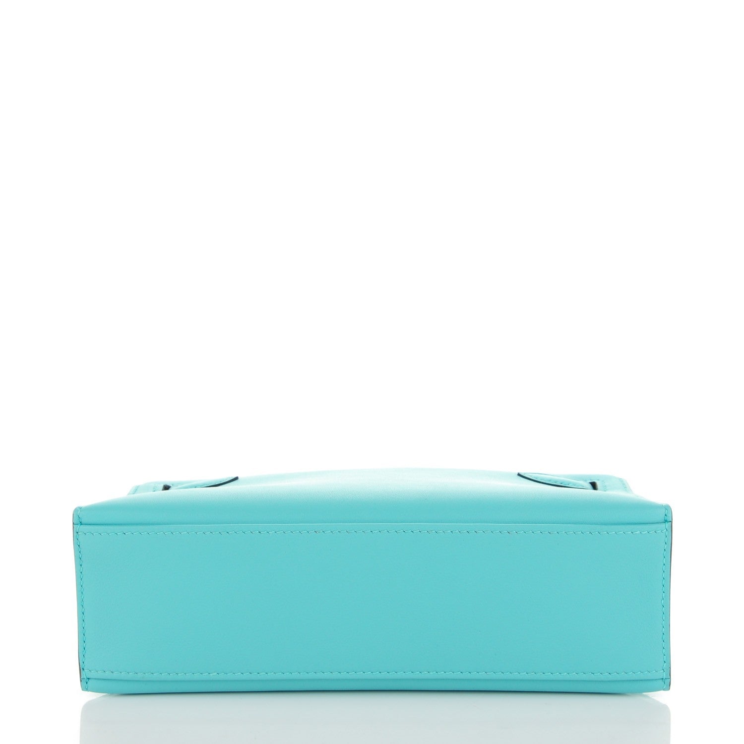Hermes Swift Kelly Pochette Clutch Bleu Atoll 6 of 17