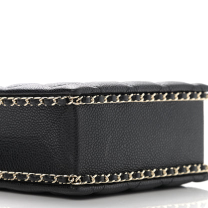 Chanel Caviar Quilted Evening Box Bag Black 9 of 11