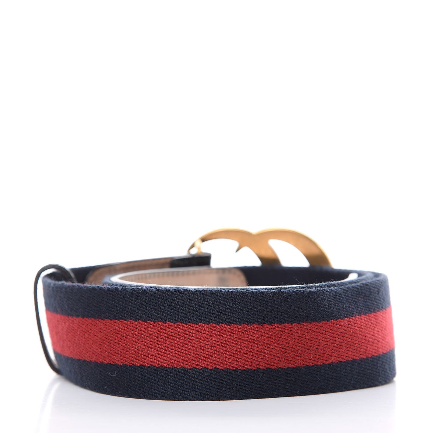 Nylon Calfskin Double G Web 40mm Belt 95 38 Blue Red Black