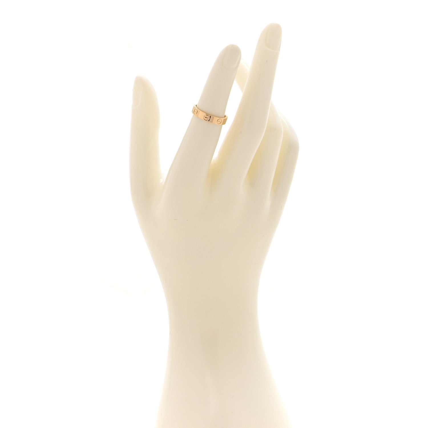 Cartier 18K Yellow Gold 3.5mm LOVE Wedding Band Ring 49 4.75 2 of 5