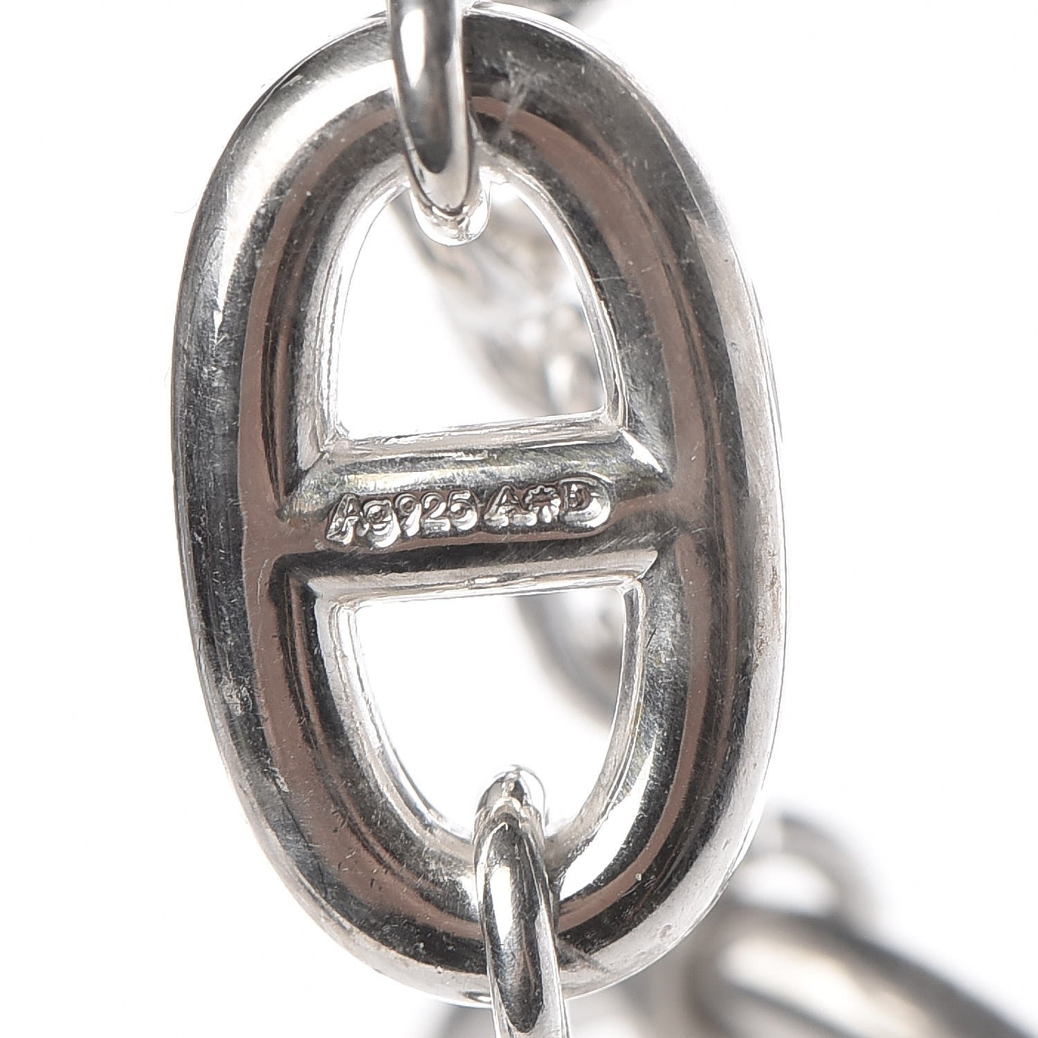 Hermes Sterling Silver Farandole Necklace 160 6 of 6