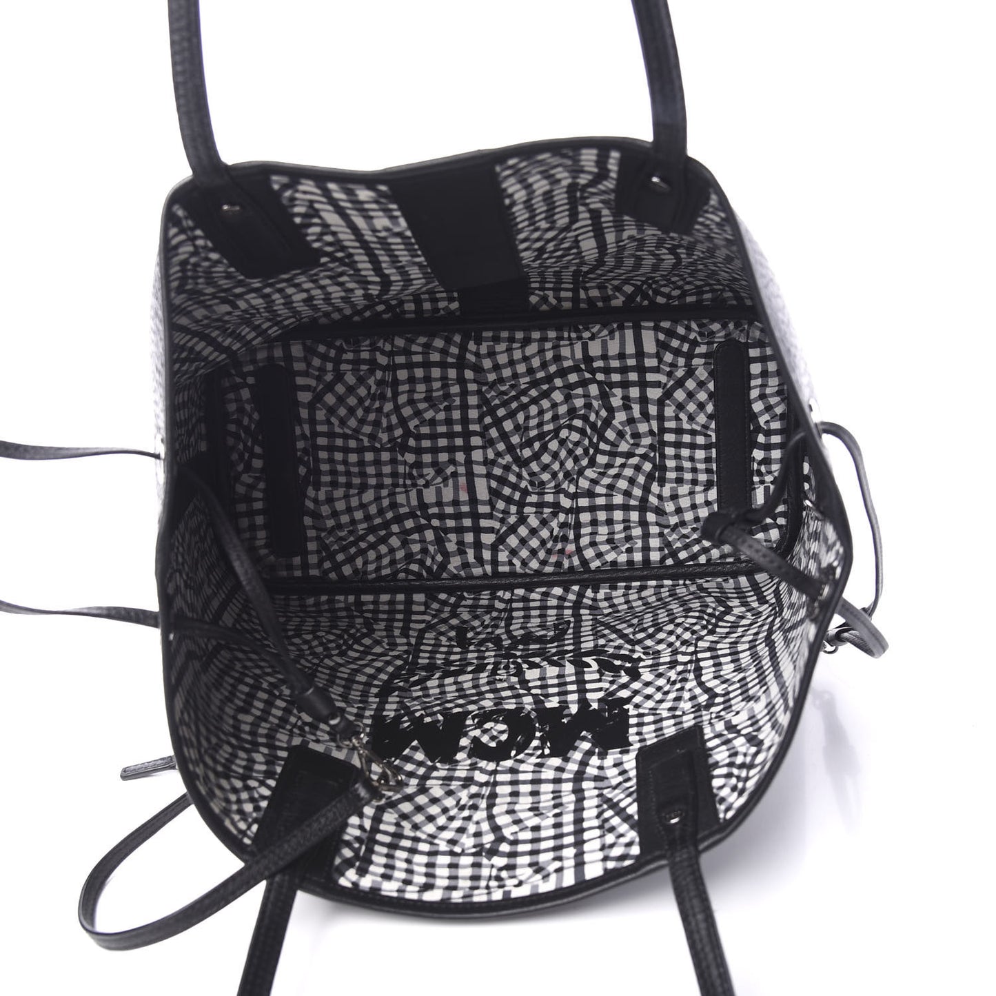 Visetos Medium Liz Reversible Shopper Tote Black
