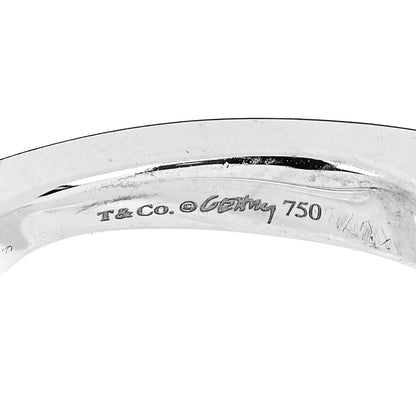 Tiffany 18K White Gold Diamond Frank Gehry Torque Ring 48 4.5 4 of 4