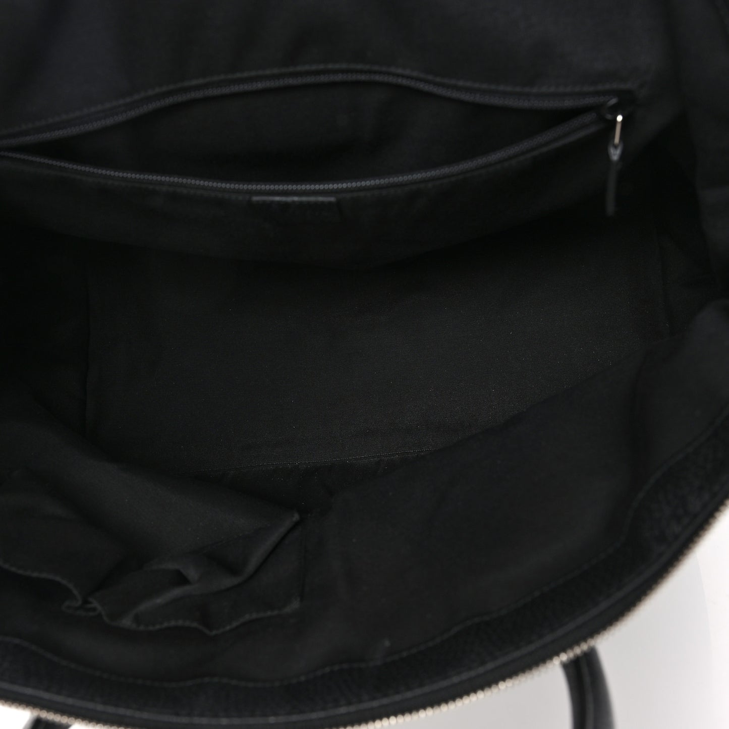 Denim Monogram Large Tote Black
