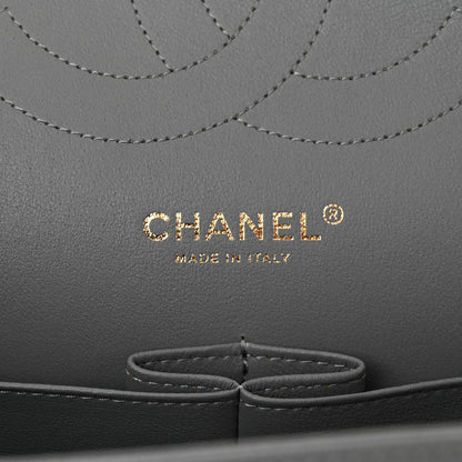 Chanel Caviar Quilted Jumbo Double Flap Grey 6 of 11