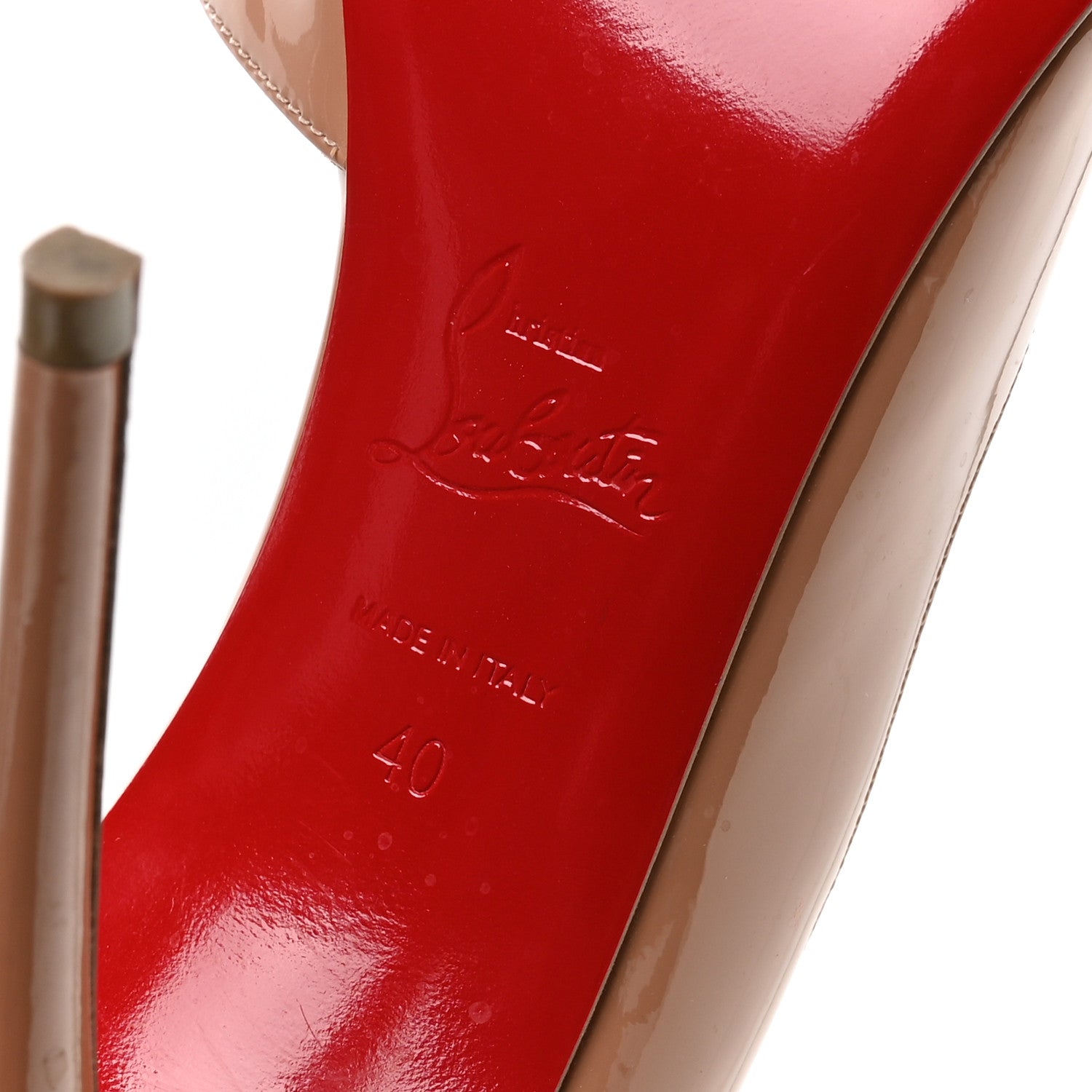 Christian Louboutin Nappa Iriza 100 Pumps 40 Nude 7 of 7