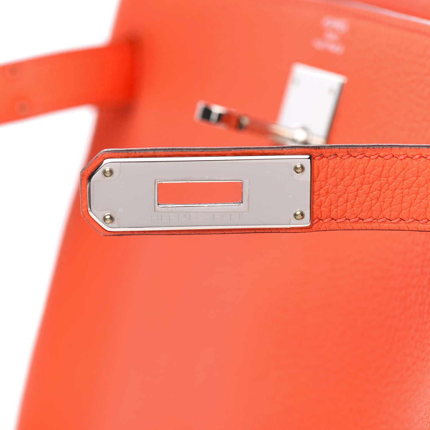 Togo Kelly Retourne 28 Poppy Orange