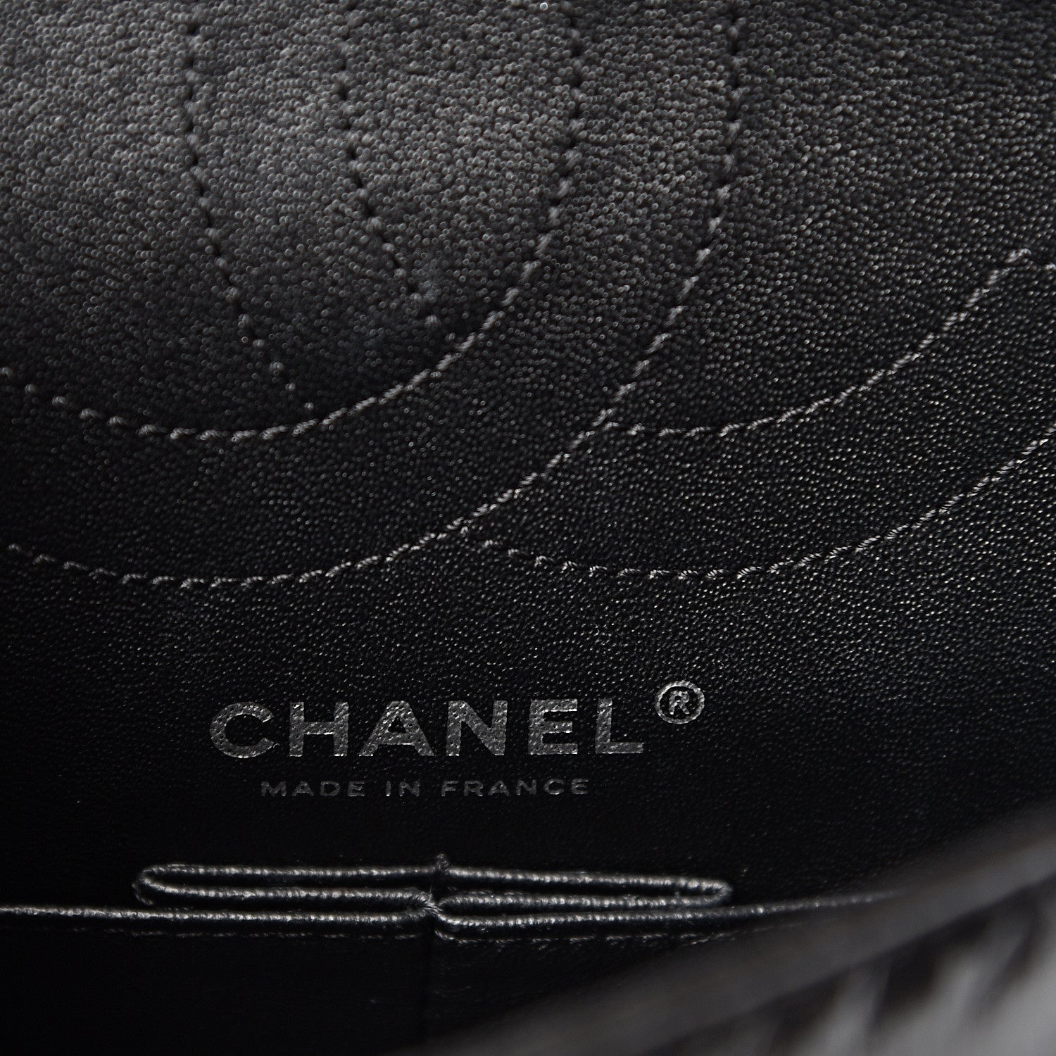 Chanel Glazed Aged Calfskin Quilted 2.55 Reissue 225 Flap So Black 5 of 10