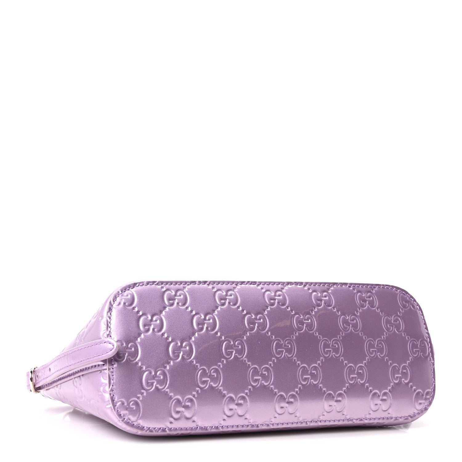 Gucci GG Shine Guccissima Emblem Small Shoulder Bag Purple 4 of 10