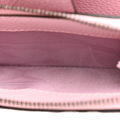Gucci Piuma Calfskin Medium Bamboo Double G Wallet Pink 6 of 8