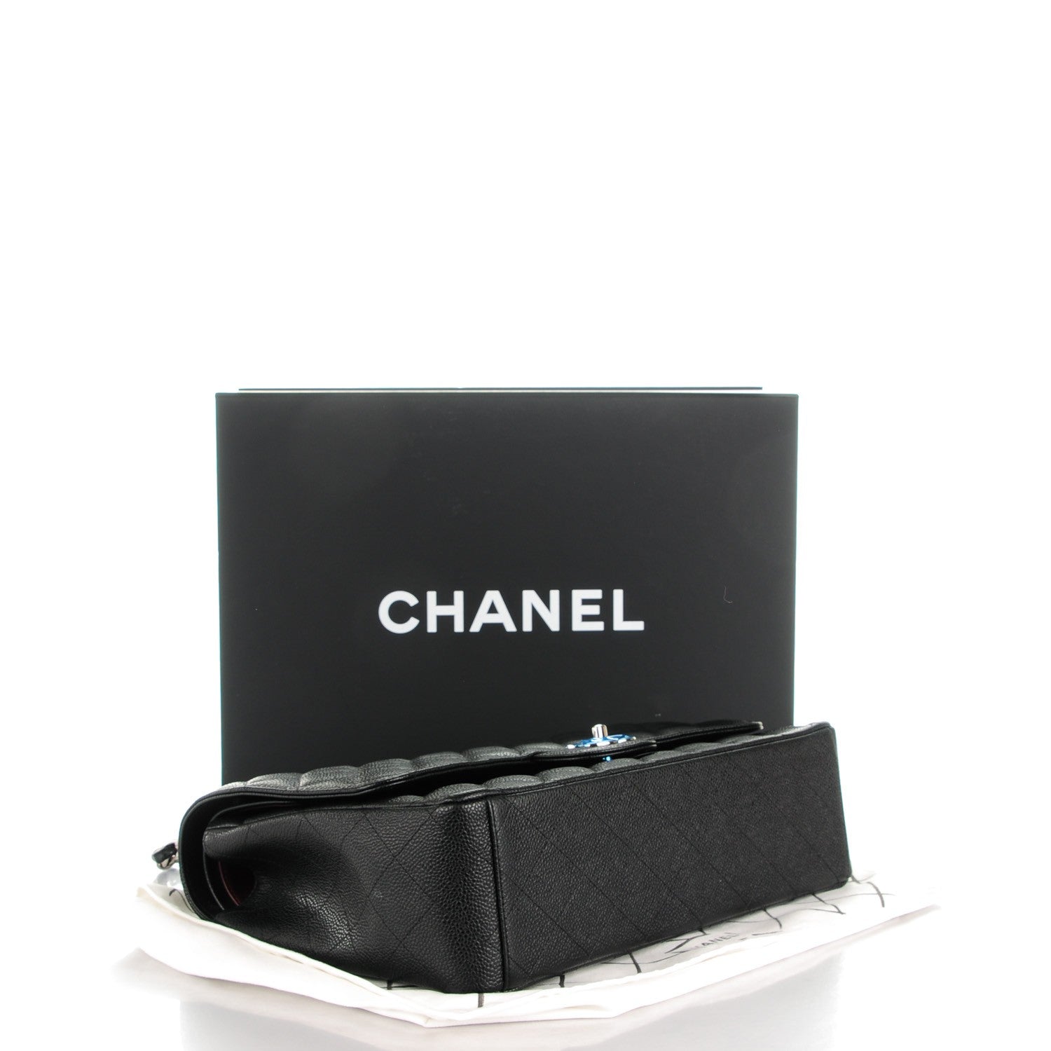 Chanel Caviar Quilted Maxi Double Flap Black 4 of 8