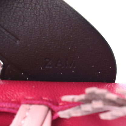 Hermes Milo Lambskin Grigri Rodeo Pegase Horse Bag Charm PM Framboise Rose Sakura Rouge Sellier 3 of 3
