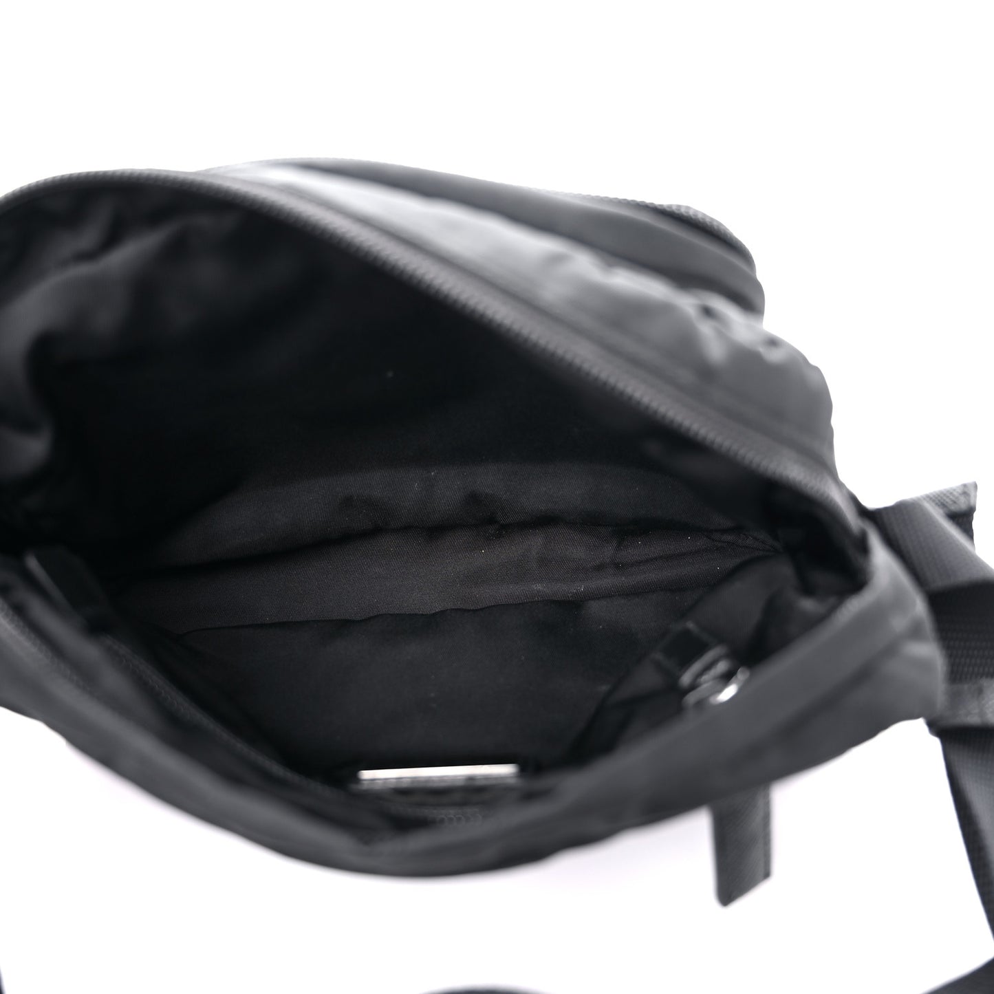 Tessuto Nylon Messenger Bag Black