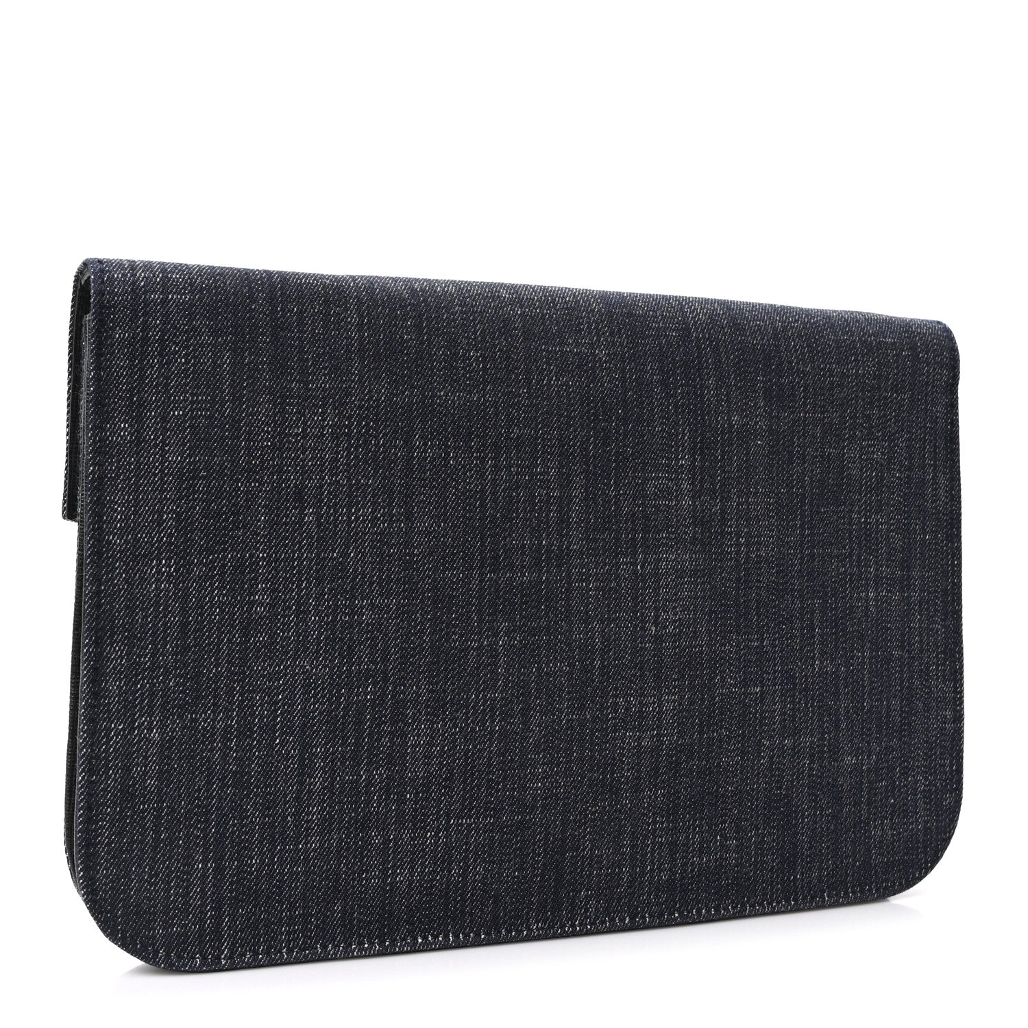 Fendi Denim 2Jours Clutch Blue Black 1851648 – FASHIONPHILE