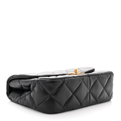Chanel Lambskin Quilted Mini Flap Black 5 of 11