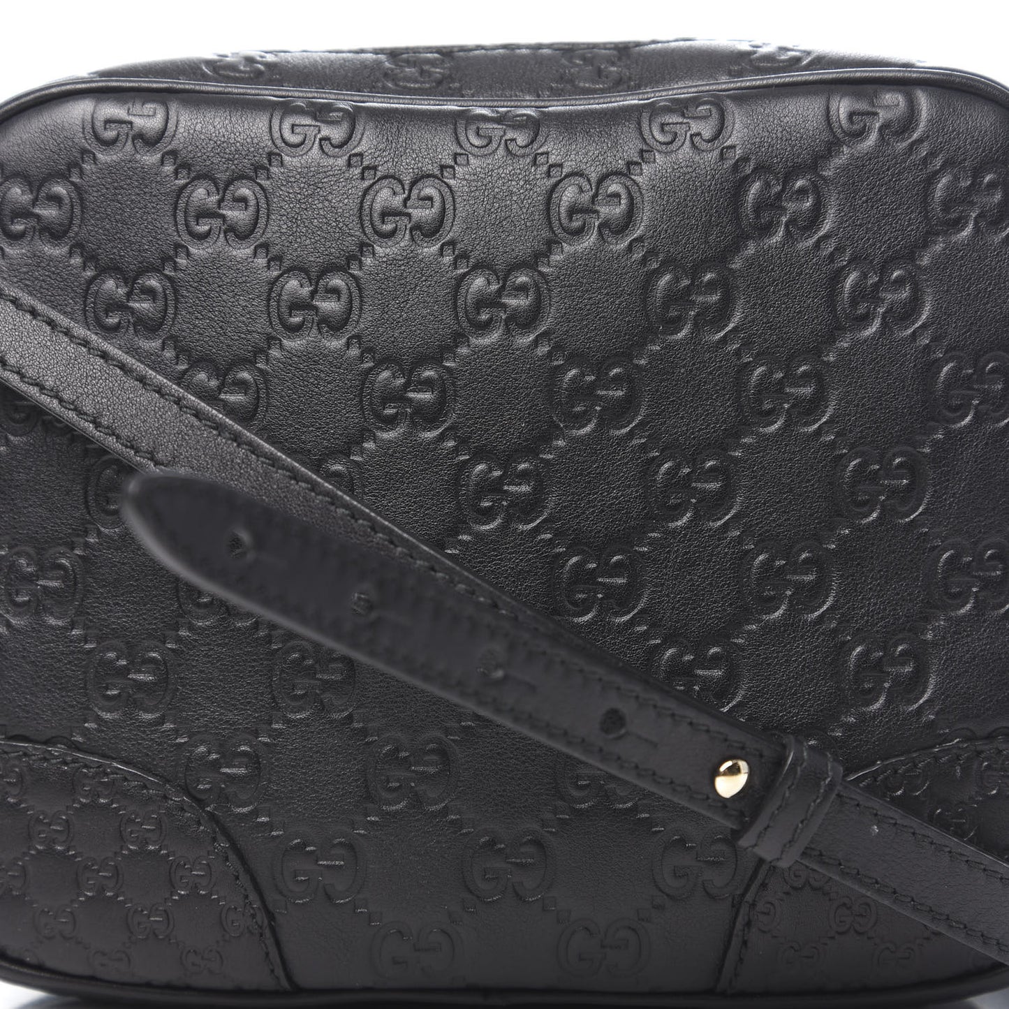 Guccissima Mini Bree Messenger Bag Black