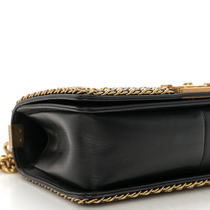 Chanel Snakeskin Medium Chain Around Boy Flap Copper 9 of 11