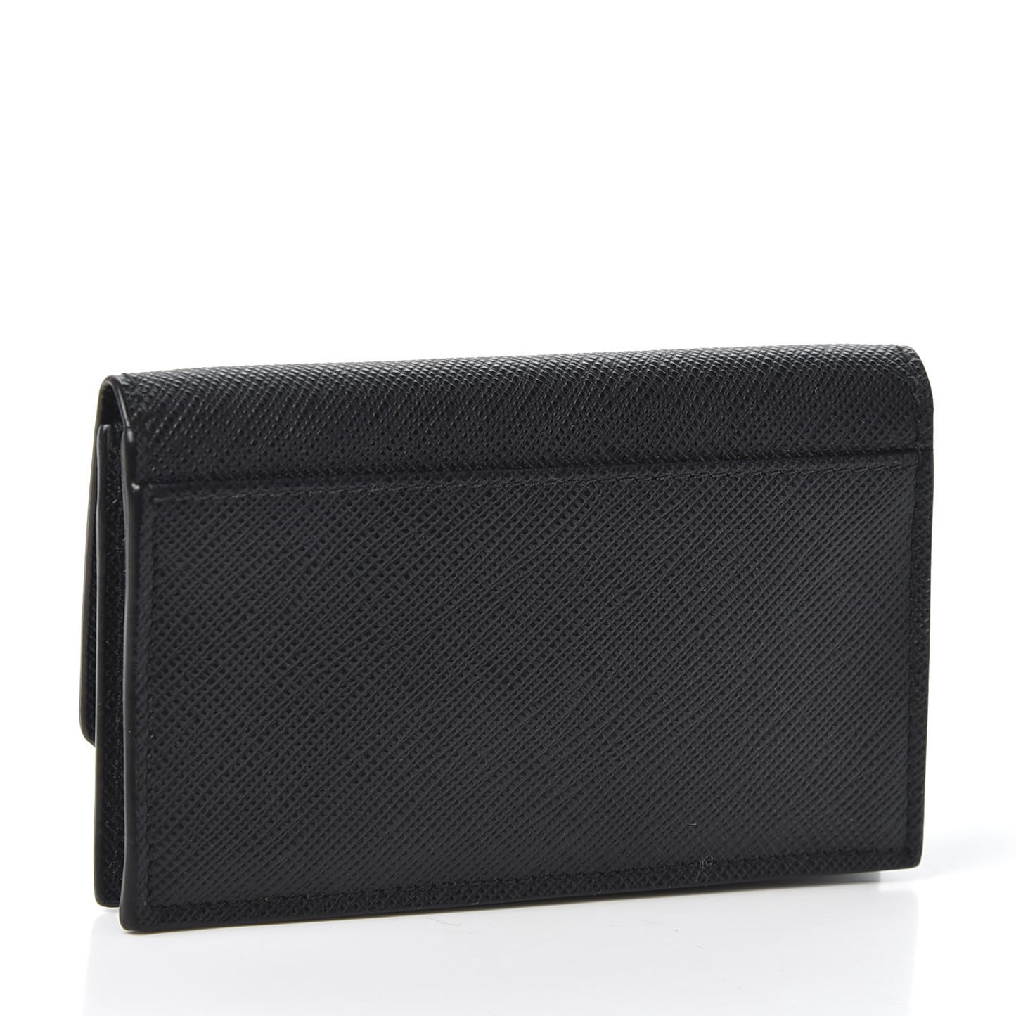 Saffiano Card Holder Black