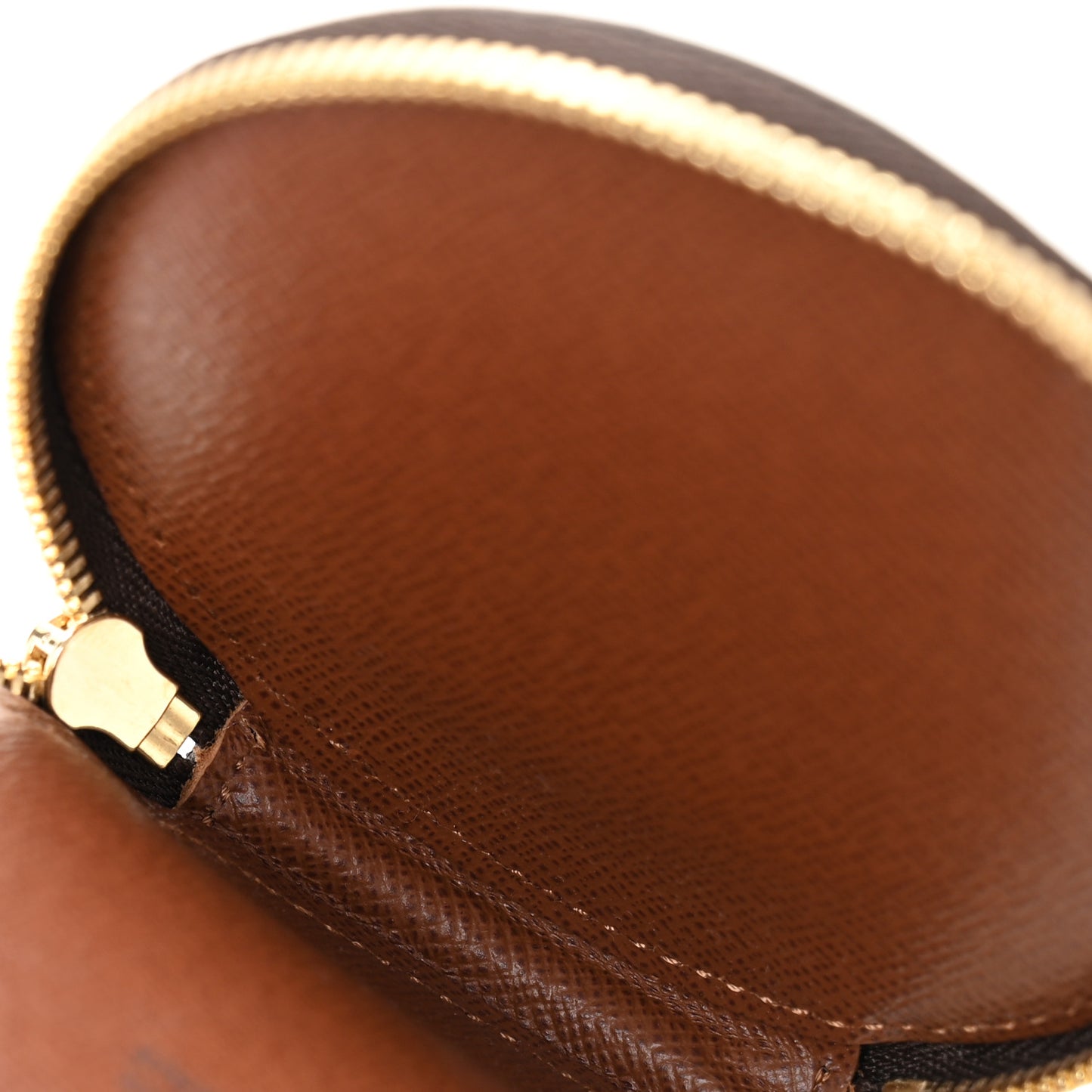 Monogram Round Coin Purse