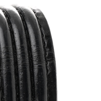 Chanel Glazed Calfskin Boy Wallet On Chain WOC Black 12 of 14