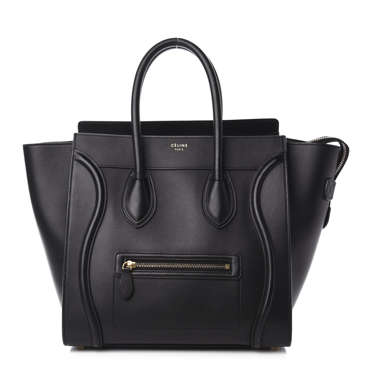 Celine Smooth Calfskin Mini Luggage Black 1 of 11