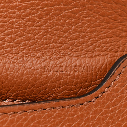 Chloe Raffia Small Grain Calfskin Small Marcie Basket Crossbody Tan 7 of 11