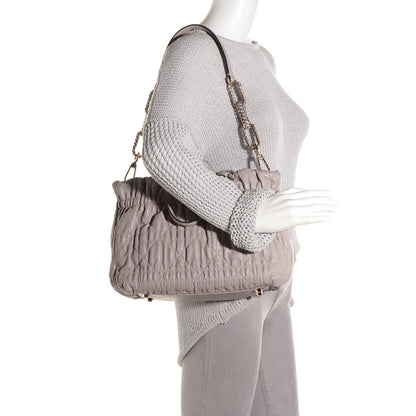 Christian Dior Gaufre Lambskin Cannage Delices Tote Grey 2 of 7