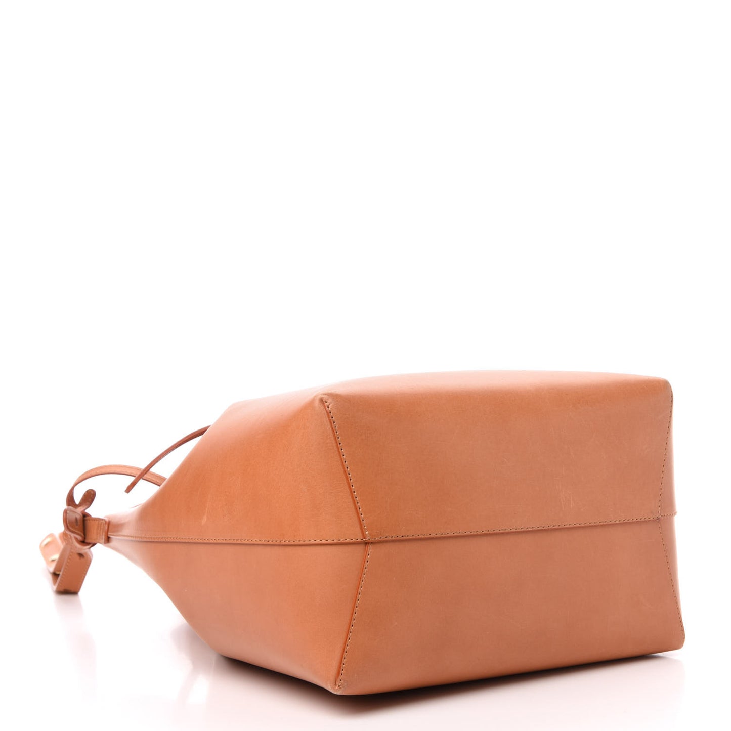 Calfskin Bucket Bag Cammello Rosa